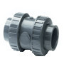 PVC-U Metric Manual Valves - Standard Spring Check Non Return Valve - Double Union - Stainless Steel Spring - EPDM Seals - Plain Ends