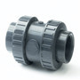 PVC-U Manual Valves - Standard Spring Check Non Return Valve - Double Union - Stainless Steel Spring - FPM Seals - Threaded Ends