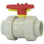 PP Beige Imperial Manual Valves - Threaded - Ball Valve - FPM Seal PN6