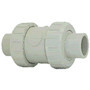 PP Beige Metric Manual Valves - Spigot - Non Return Valve - EPDM Seal PN10 - with Spring