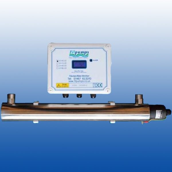 Filpumps Ultra Violet Steriliser Units + Auto Shut Off Valve (On Selected Models)