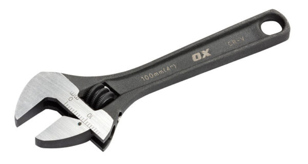 Ox Pro Mini Adjustable Wrench - 100mm / 4" - Image 2