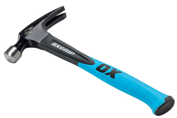 Ox Trade Fibreglass Claw Hammer - 160oz/450g