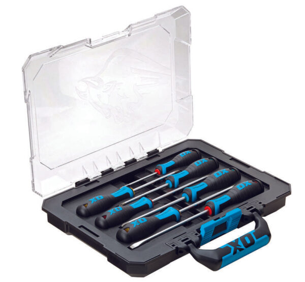 Ox Pro Tough Screwdriver Set with Hard Case (7pc) - Image 2