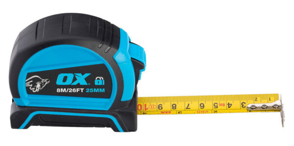 Ox Pro Dual Auto Lock Tape Measure - various sizes - Image 8