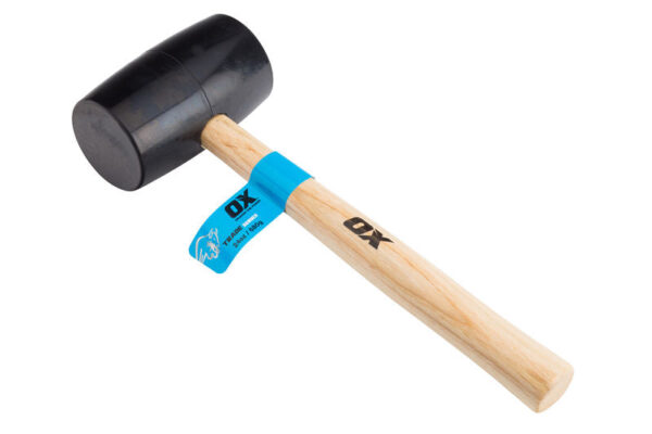 Ox Trade Black Rubber Mallet (16oz/450g)