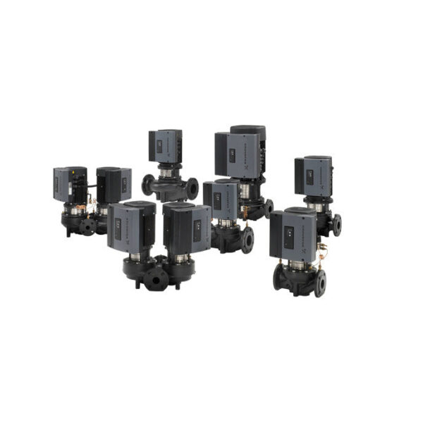 Grundfos TPE Single Stage Single Head In Line Series 1000 Pumps 2 Pole Complete With 2900 RPM Variable Speed Electric Motor 380-480/500V 3ph 50Hz (GQQE)