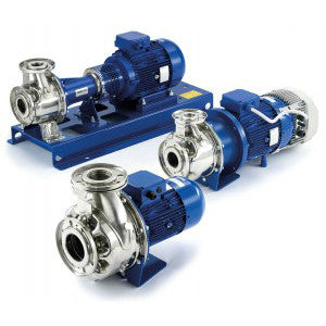 Lowara End Suction Centrifugal Pumps in 316 Stainless Steel- Series e-SH-2900rpm Single Phase (230/1/50) DN 40